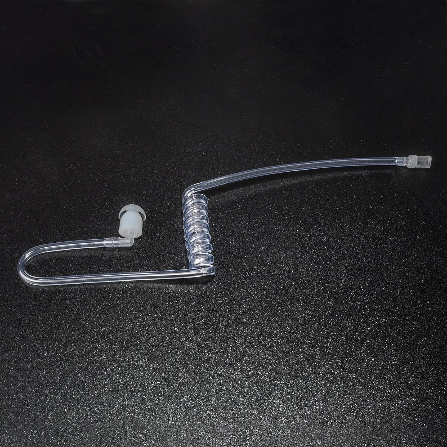 UAYESOK Paquete de 2 tubos de bobina acústica de repuesto, universal, transparente, kit de vigilancia para Walkie Talkie, auricular de tubo