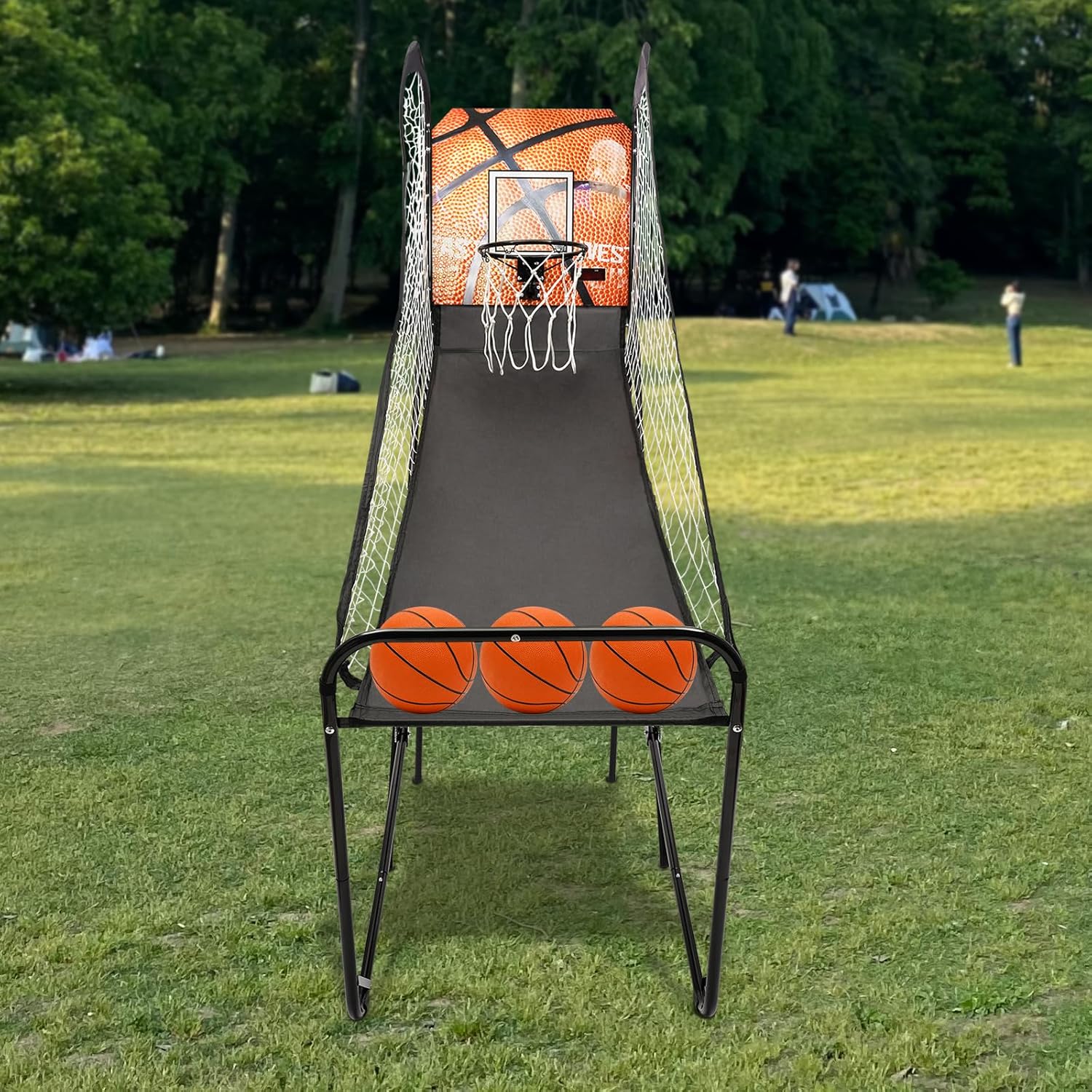 LOYALHEARTDY Juego de arcada de baloncesto para interiores, máquinas de juegos de arcade para el hogar, juego de baloncesto interior con marcador