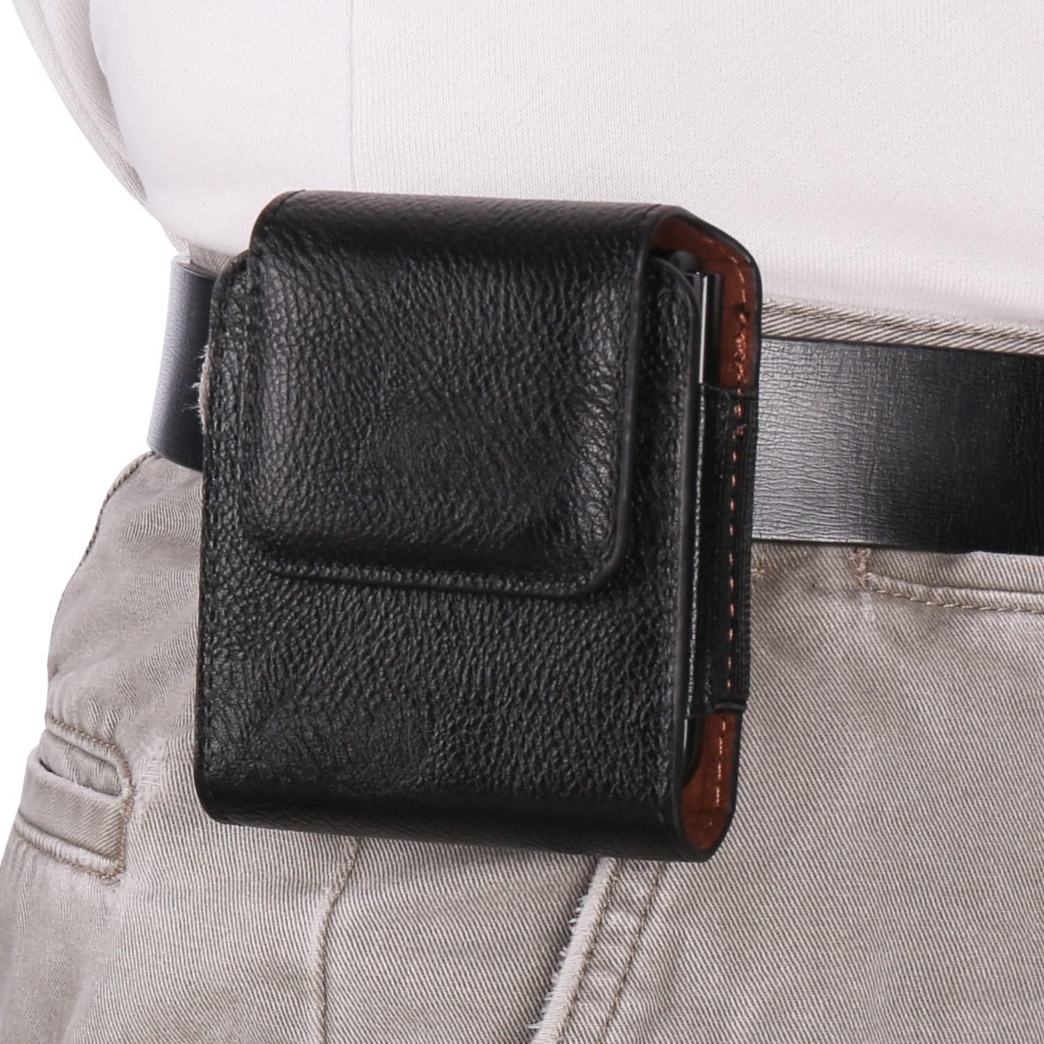 Funda de cuero sintético con clip para cinturón para Samsung Galaxy Z Flip 4 Galaxy Z Flip 3 5G Z Flip 5G Z Flip 5G Z Flip 5G Z FlipMotorola Moto