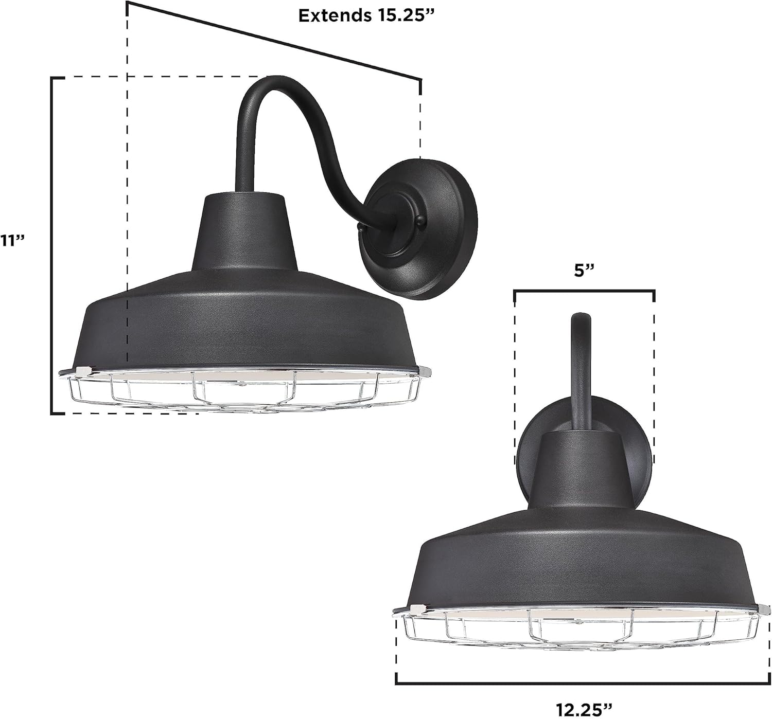 Westinghouse Lighting 6131300 Academy – Accesorio de pared para exteriores, estilo vintage, con una luz regulable LED, apto para el cielo oscuro,