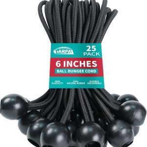 Cuerda elástica de bola resistente, versátil, para uso en interiores o exteriores, lona para amarrar, organizar y asegurar, cuerdas elásticas de Cuerda elástica de bola resistente, versátil, para uso en interiores o exteriores, lona para amarrar, organizar y asegurar, cuerdas elásticas de