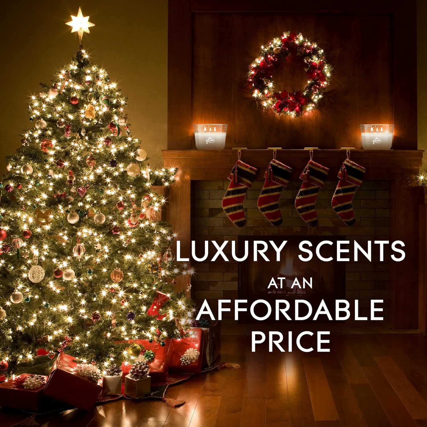 Glade PlugIns – Recambios de ambientador, aceites esenciales y perfumados para el hogar y el baño, Fall Night Long + Starlight & Snowflakes Mix