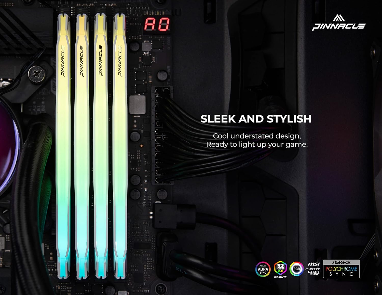 Timetec Pinnacle Konduit RGB 16GB DDR4 3600MHz PC4-28800 CL18-22-22-42 XMP2.0 Overclocking 1.35V Dual Rank Compatible con AMD e Intel Desktop Gaming