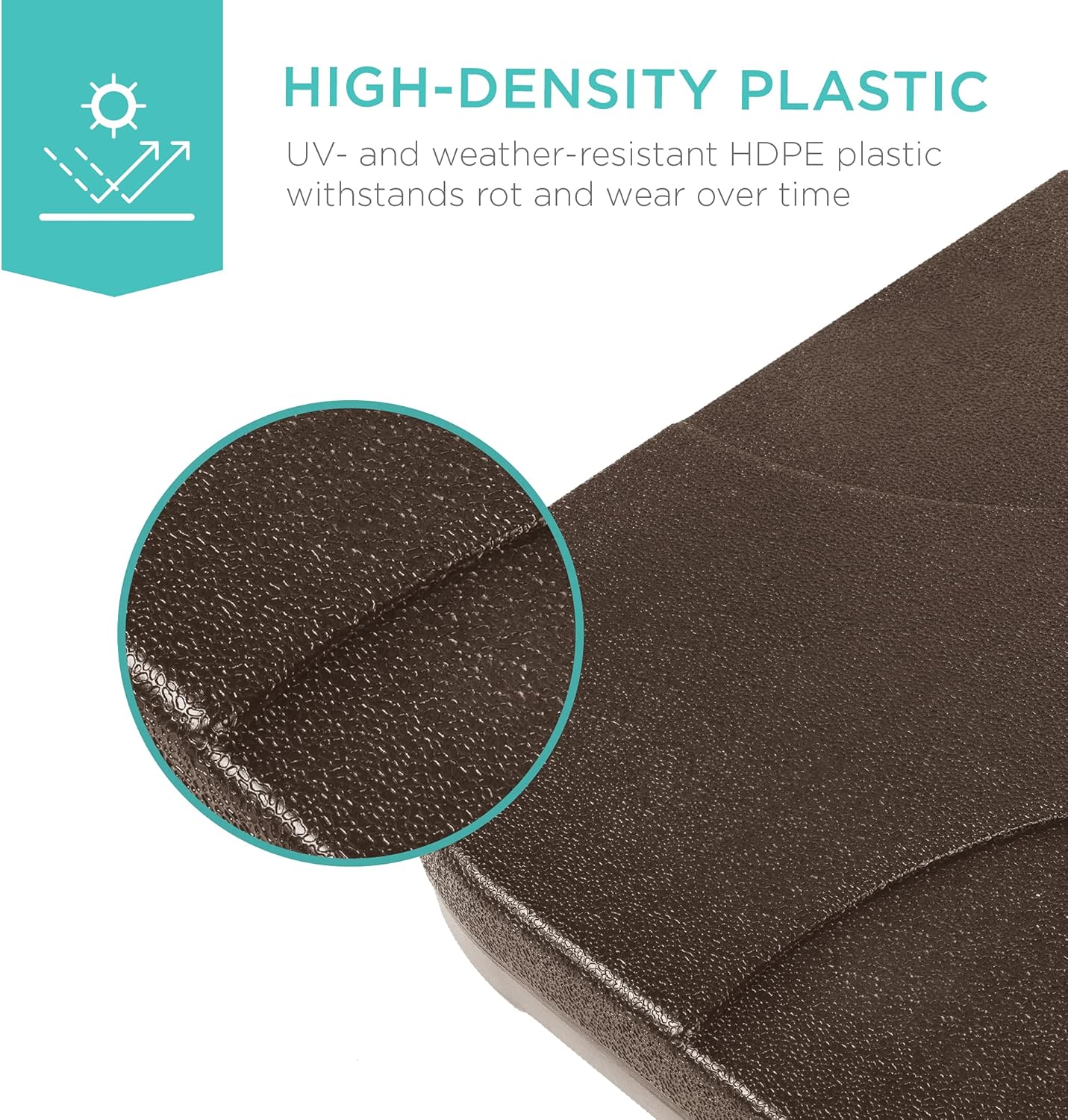 Best Choice Products Juego de 4 piezas de 155 libras de capacidad de alta resistencia para sombrilla de patio con boquillas de fácil llenado para