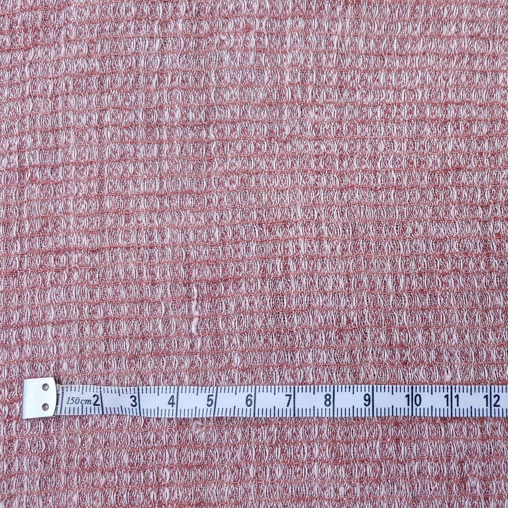 Tela de tweed de lino azul  Material de tejido texturizado – Perfecto para manualidades y decoración del hogar