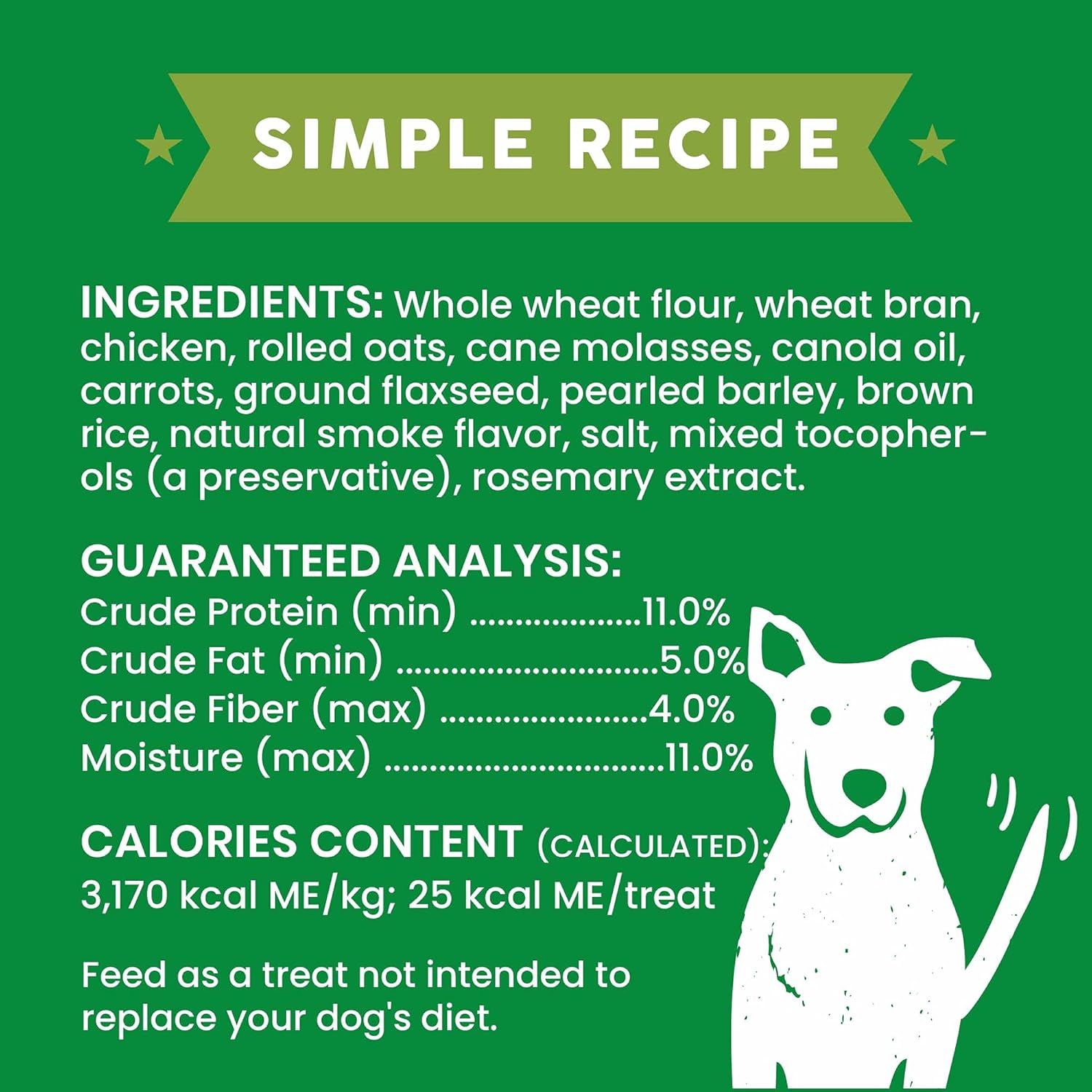 Cloud Star Wag More Bark Less Oven Baked, Crunchy Dog Treats, Ingredientes limitados & Horneado en los Estados Unidos