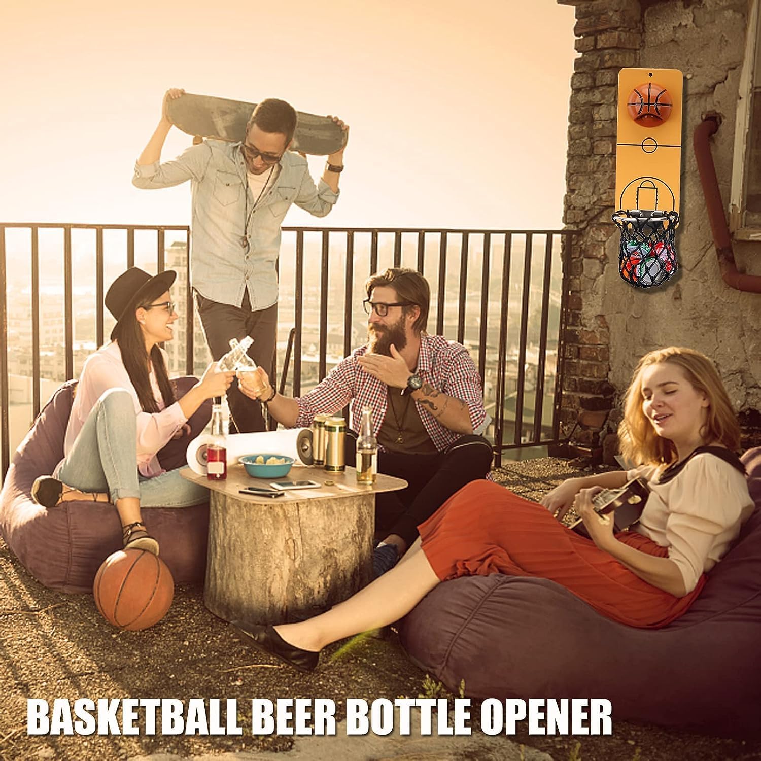 Abrebotellas magnético con receptor, abridor de botellas de cerveza de metal para montaje en pared de fútbol, ideas de regalo de cerveza novedosas