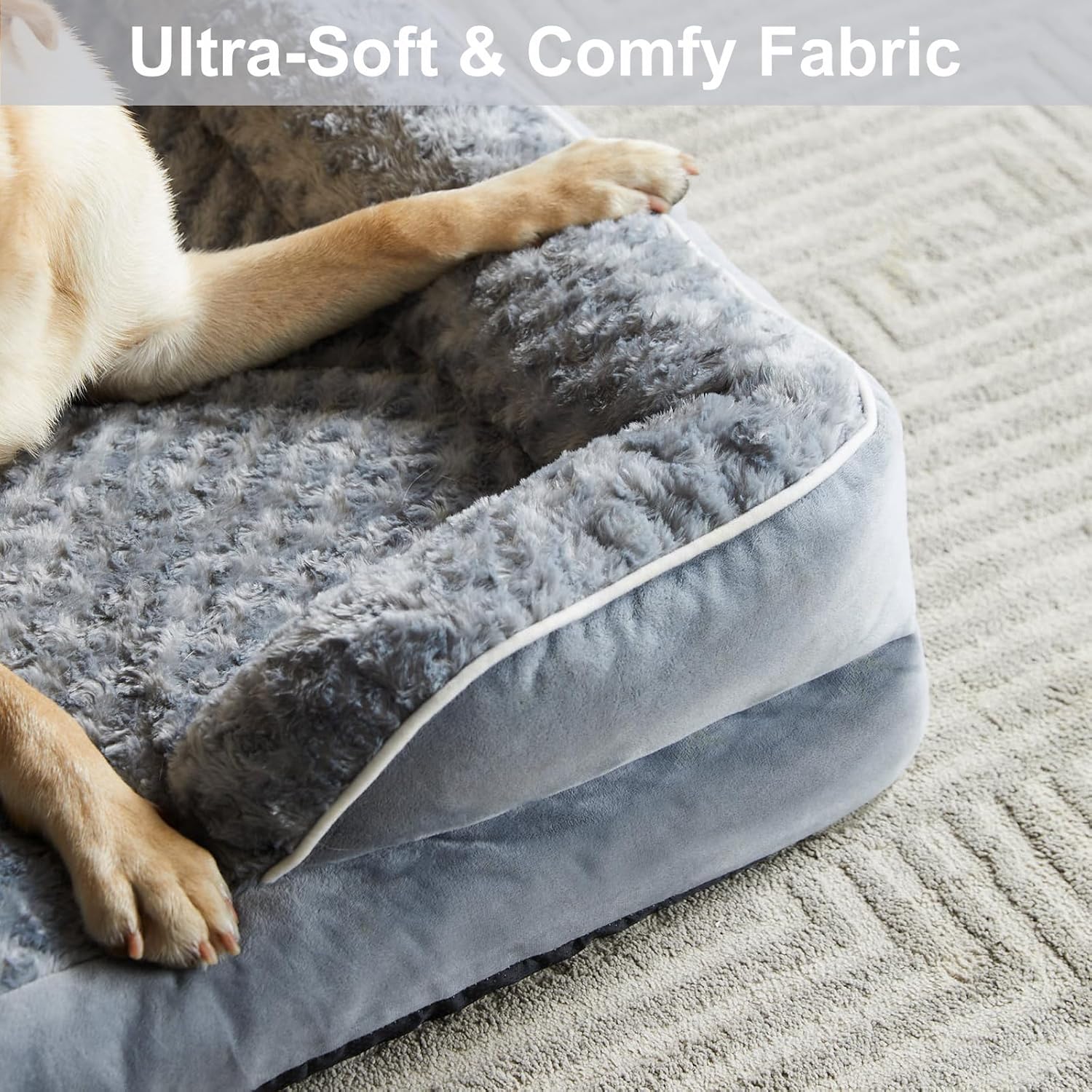 WNPETHOME Camas para perros XXL, cama lavable para perro, sofá cama para perro con forro impermeable y parte inferior antideslizante, sofá
