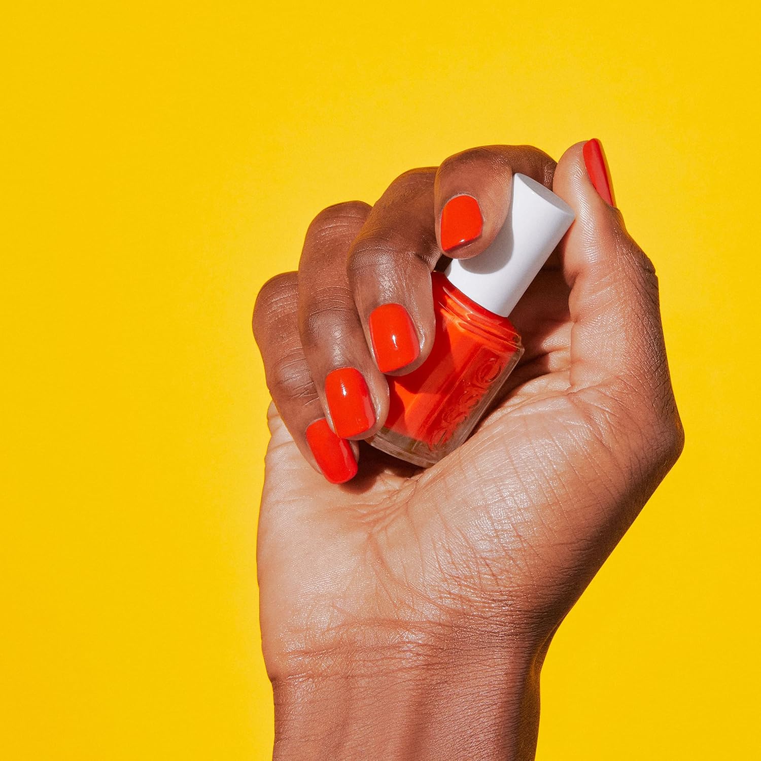 essie – Esmalte de uñas de calidad de centro de manicura, vegano, libre de 8, colección Push Play, rojo, Start Signs Only, 0.46 onzas