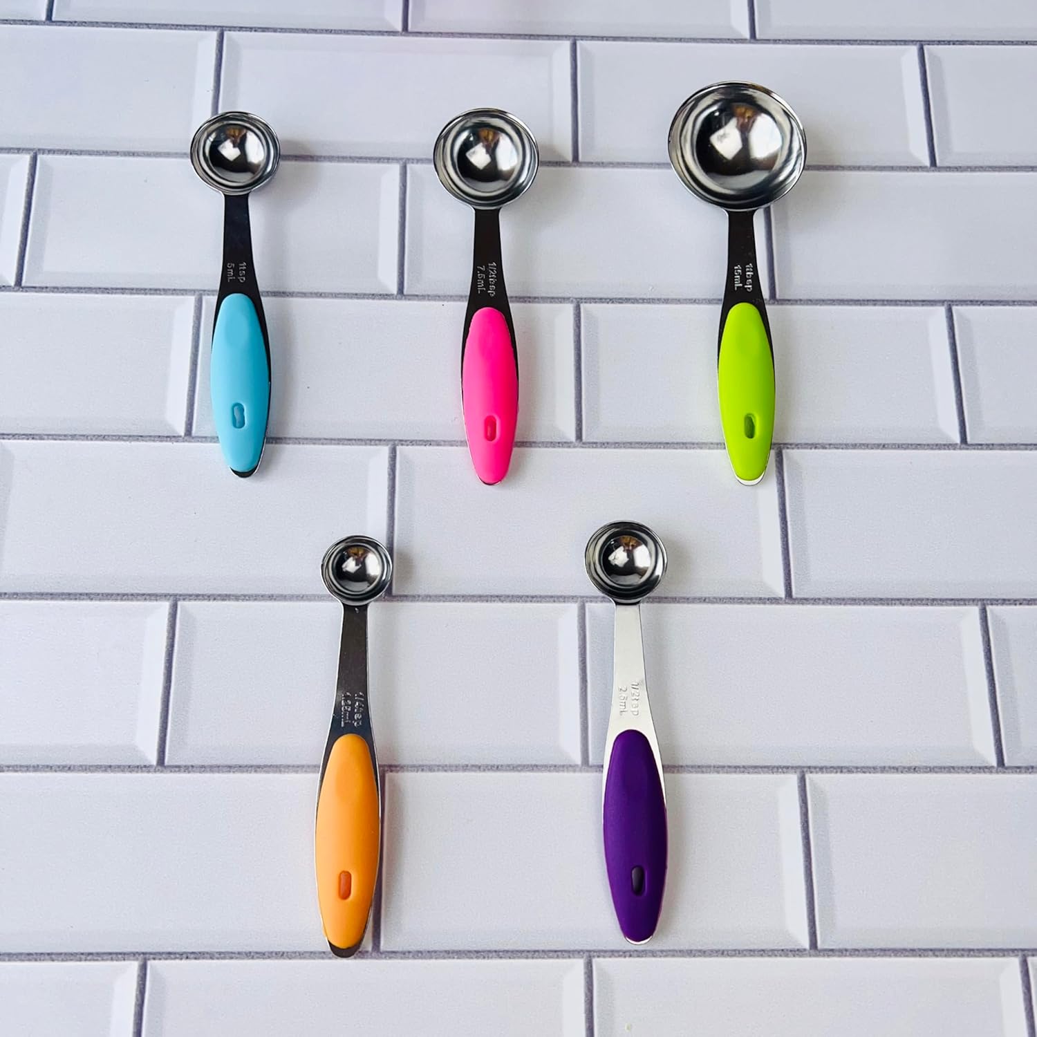 Juego de tazas y cucharas medidoras de acero inoxidable, 10 piezas más 15 recetas de libros electrónicos, 5 tazas medidoras y 5 cucharas medidoras