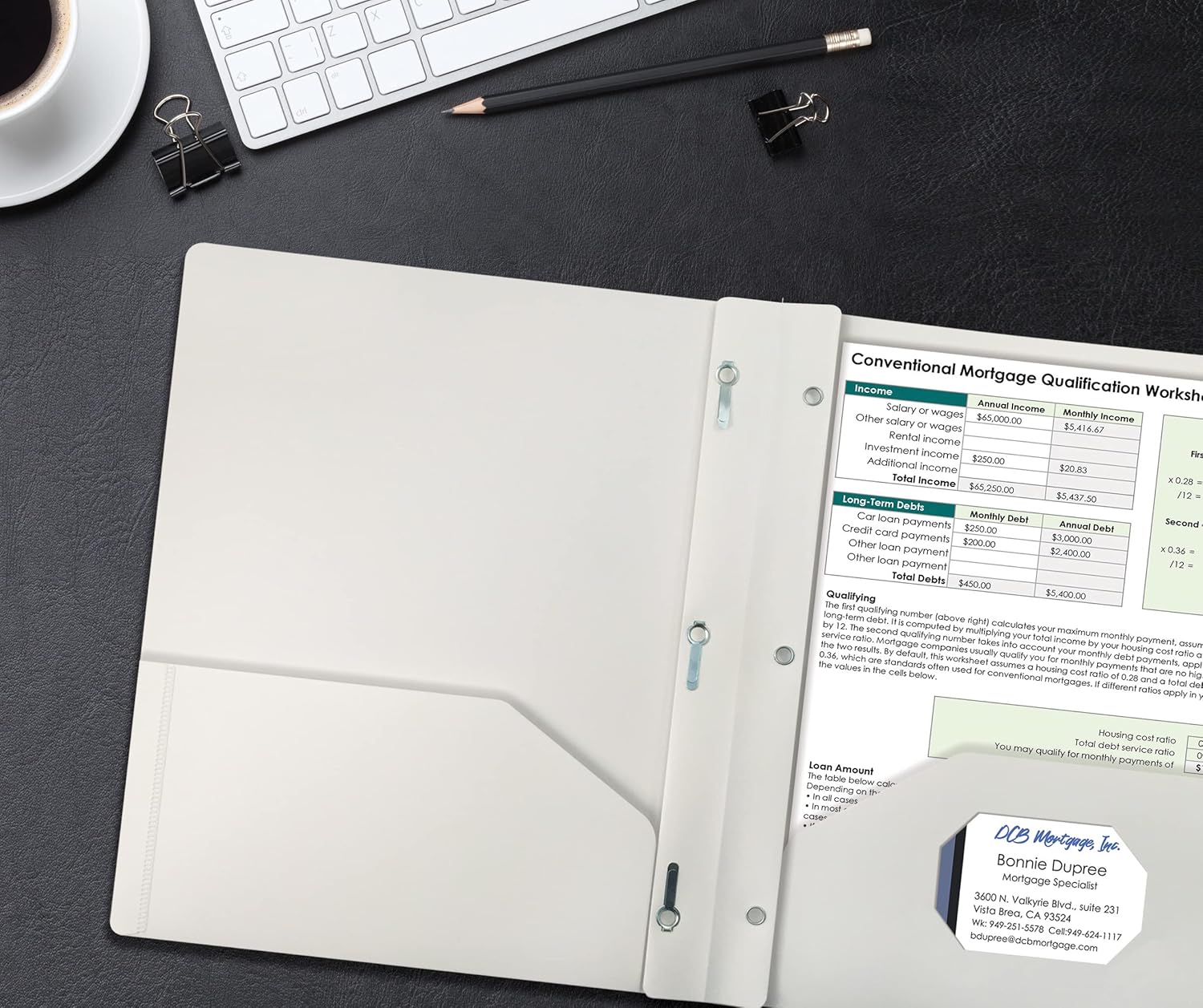 Better Office Products Carpetas de plástico blanco con 2 bolsillos, 24 unidades, pesadas, tamaño carta, carpetas de polietileno con 3 pinzas de