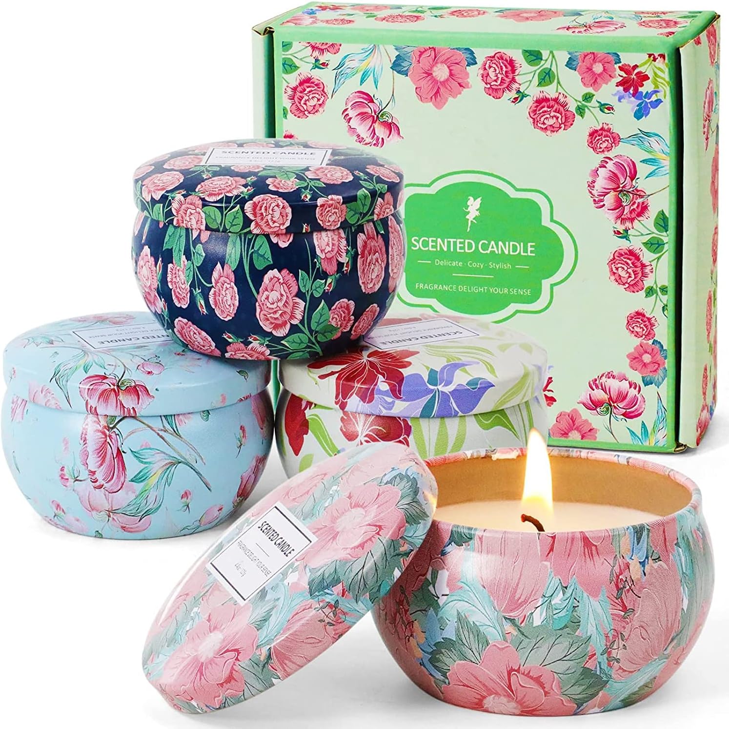 LA BELLEFÉE – Vela perfumada de cera de soja para Navidad.