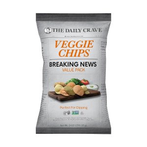 The Daily Crave Veggie Chips Value Pack, 9 onzas (paquete de 6) Veggie Crisps, Kosher, crujientes, veganas The Daily Crave Veggie Chips Value Pack, 9 onzas (paquete de 6) Veggie Crisps, Kosher, crujientes, veganas