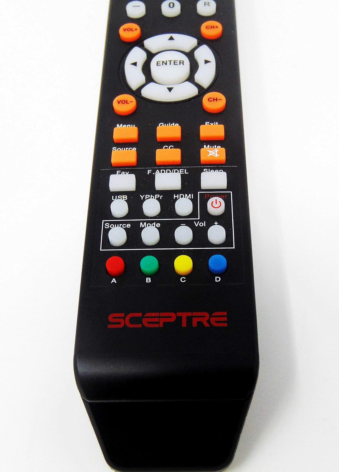 Sceptre Mando a distancia de TV 8142026670003C para E165BV (WV)-SS (renovado)
