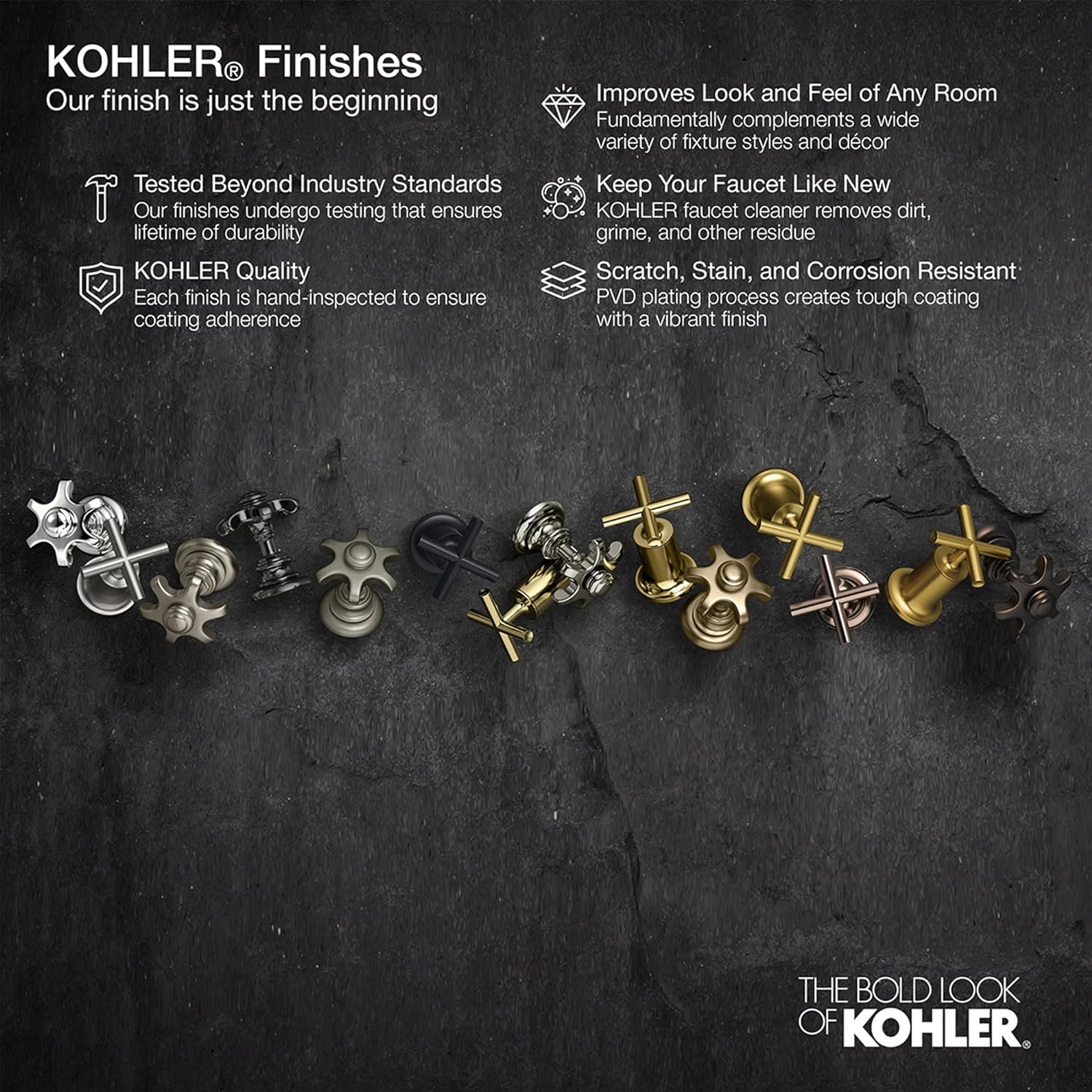 KOHLER 97061-4-2MB Hint Single Control con grifo de escudo, bronce cepillado vibrante