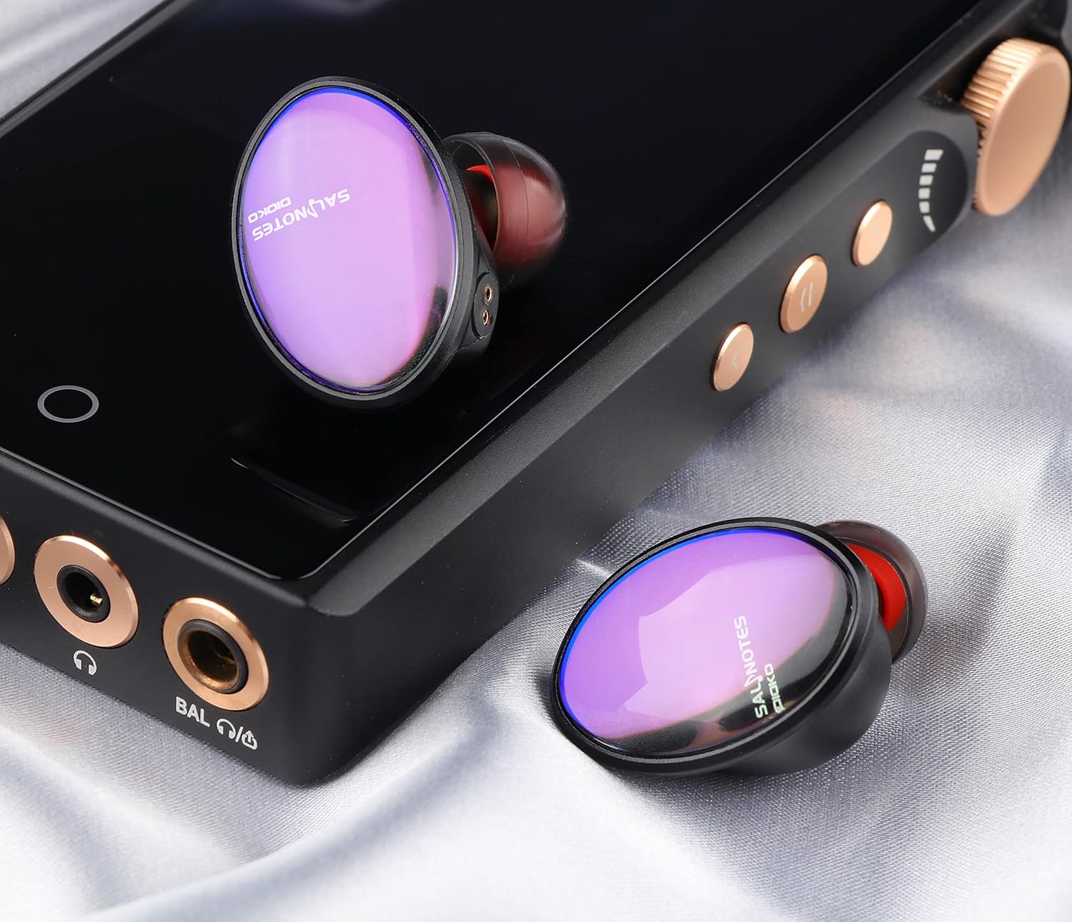 7Hz x Crinacle Salnotes Dioko HiFi 0.575 in controlador de diafragma planar en el oído auriculares IEMs con caja de aluminio CNC de grado de