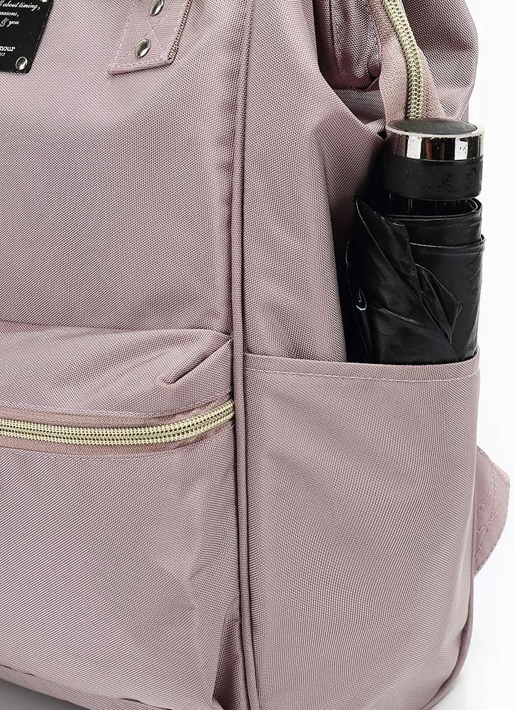 Bebamour Mochila casual para laptop para mujer y hombre, Rosado, Mochilas de viaje