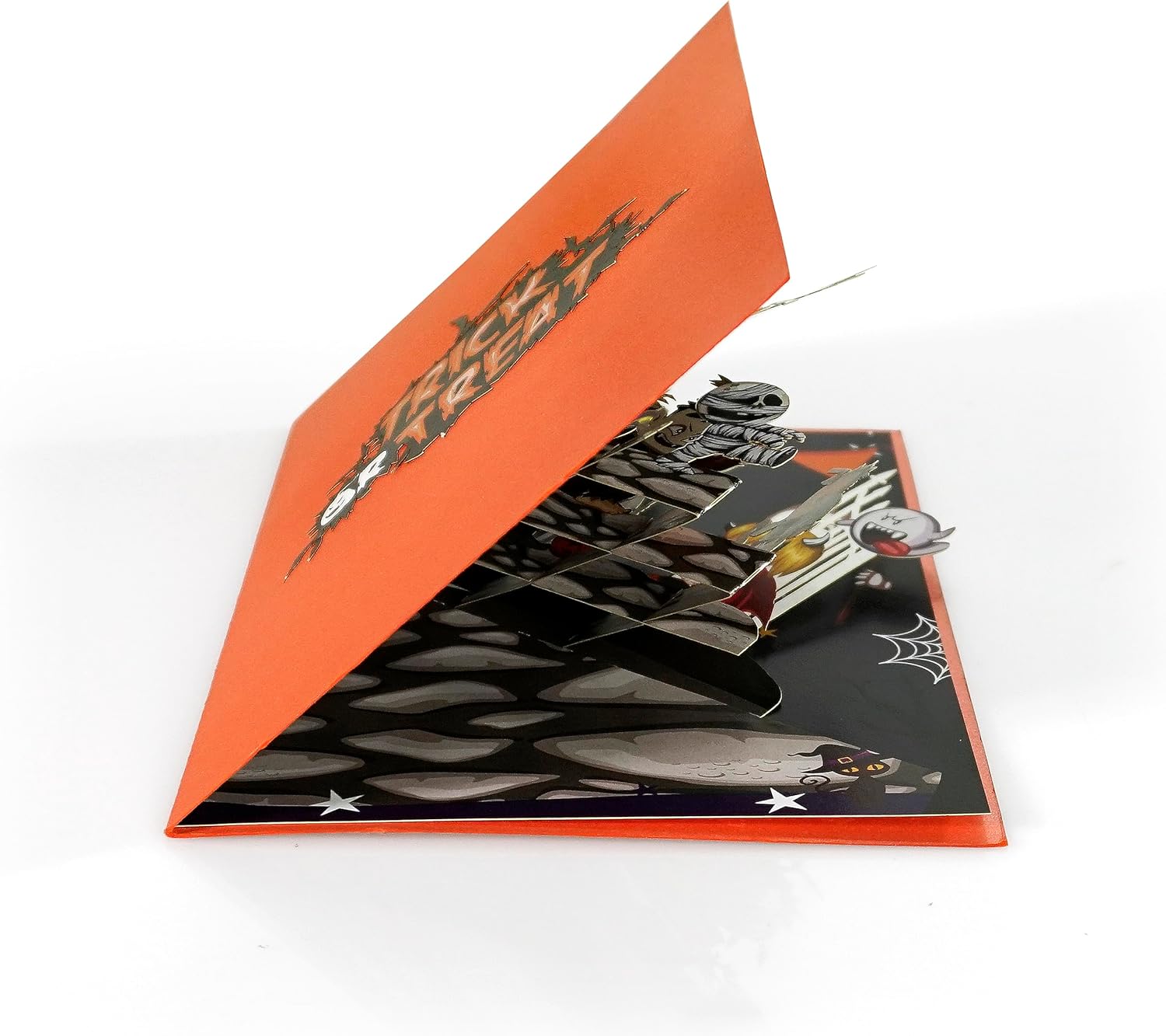 CUTPOPUP – Tarjeta de felicitación 3D de Halloween (truco o trato)