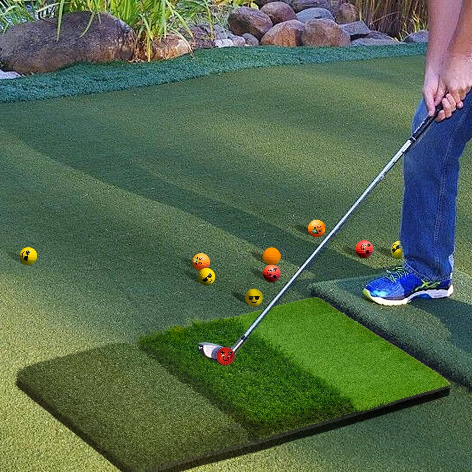 JAYA Pelotas de práctica de golf de espuma, paquete de 12 o 32, sensación realista y vuelo limitado, suaves para entrenamiento en interiores o