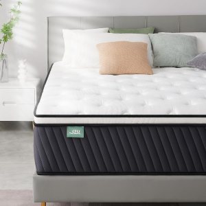SZsuilong Colchón híbrido tamaño matrimonial de 12 pulgadas en una caja, espuma viscoelástica y resortes individuales en bolsillo, colchón de SZsuilong Colchón híbrido tamaño matrimonial de 12 pulgadas en una caja, espuma viscoelástica y resortes individuales en bolsillo, colchón de