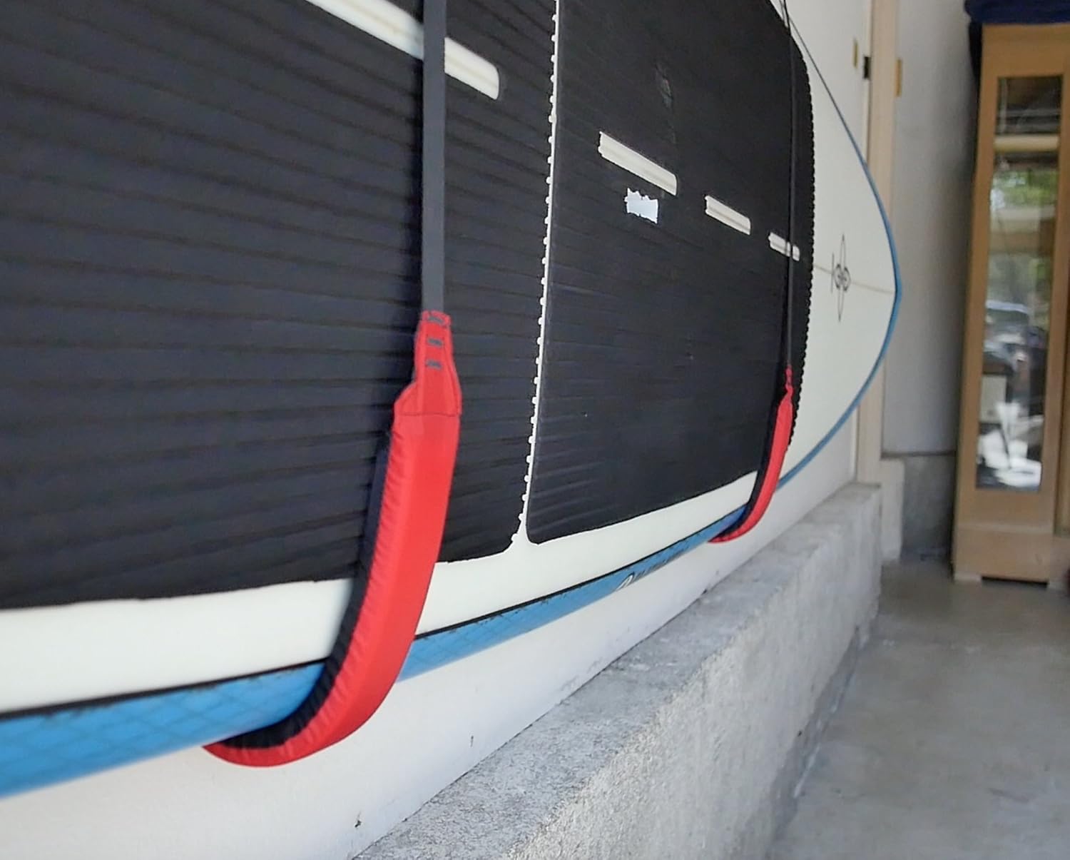 Estante de almacenamiento para kayak, correas acolchadas ajustables de alta calidad para kayaks, tabla de remo de SUP y tabla de surf para