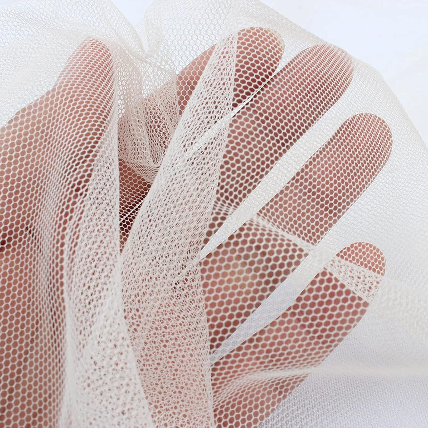 Mosquitera blanca de bricolaje  Paquete de 2 redes de 10 x 20 pies  Cubierta de insectos para jardín, patio, exterior y ventanas  Varios tamaños en