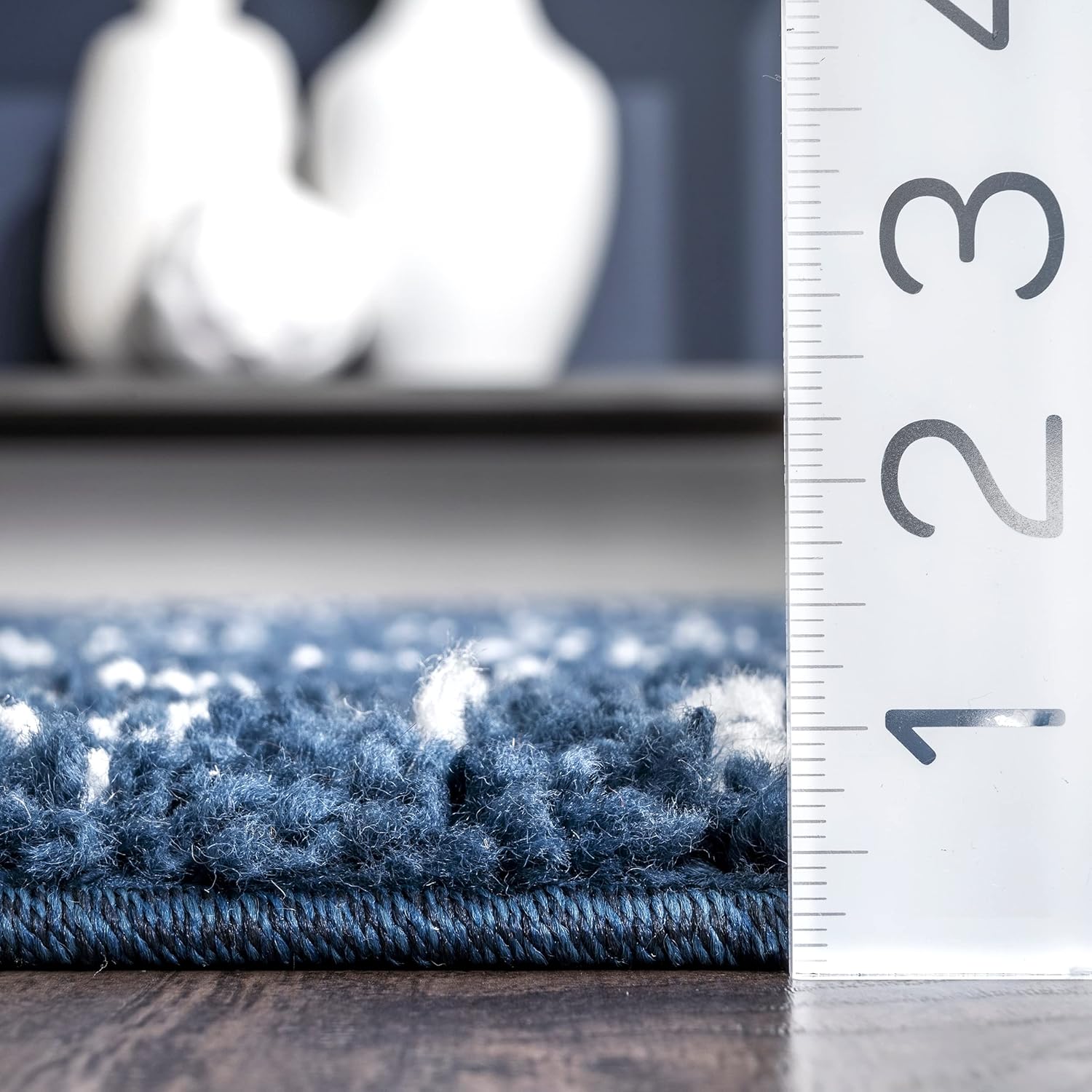 nuLOOM Vasiliki – Alfombra de pelo largo estilo tribal marroquí