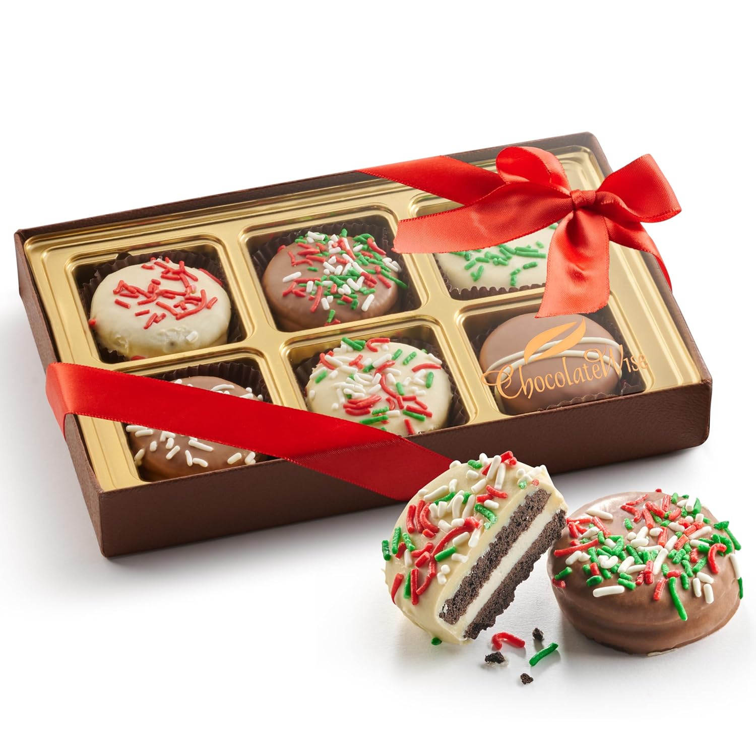 Caja de chocolate  Caja de regalo de galletas de 6 piezas  Galletas bañadas en chocolate  Caja de regalo deliciosa  Chocolates con leche Kosher