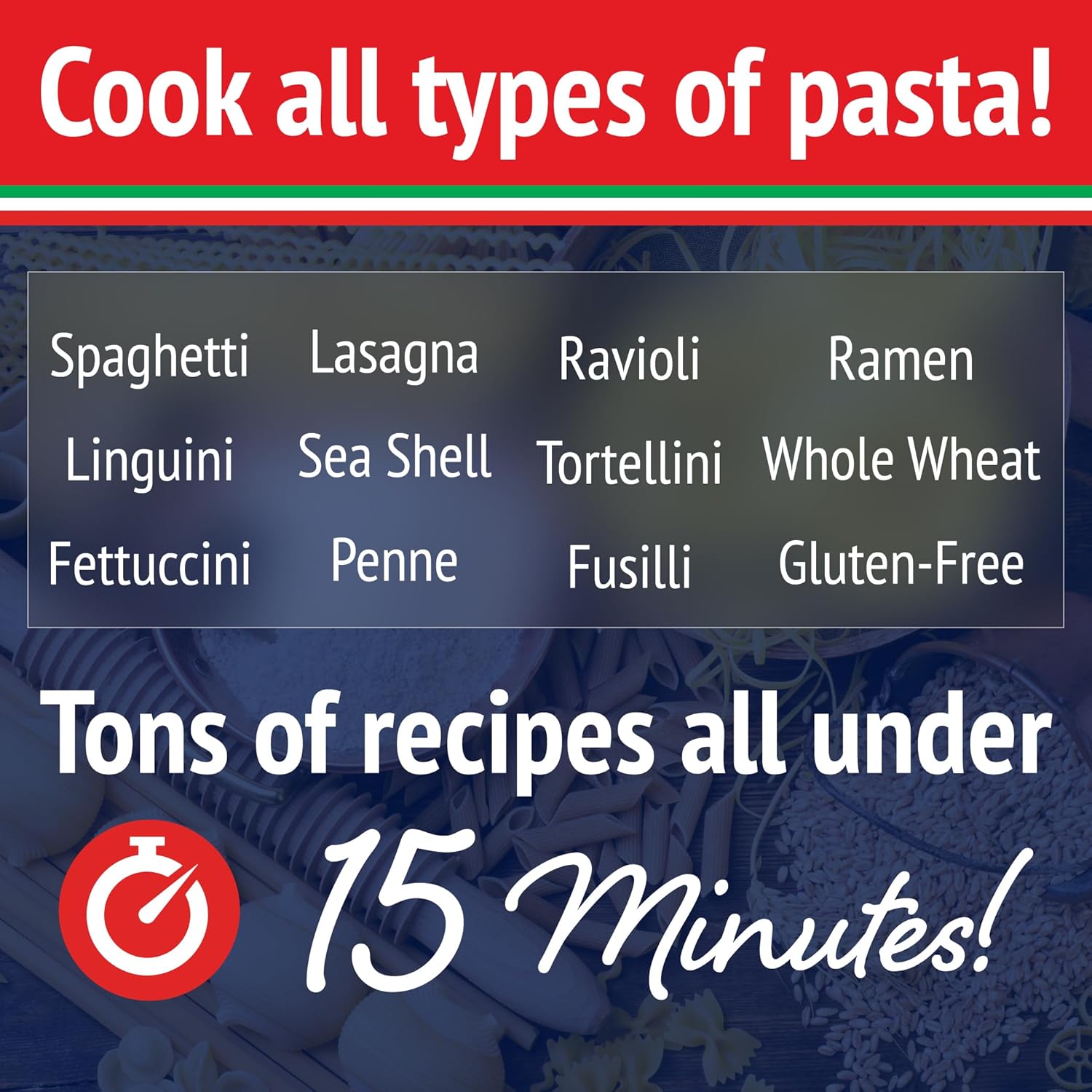 El paquete original de cocina Fasta Pasta para microondas y olla de ramen, cada uno con tapas de colador integradas, sin ensuciar, pegar, desbordar