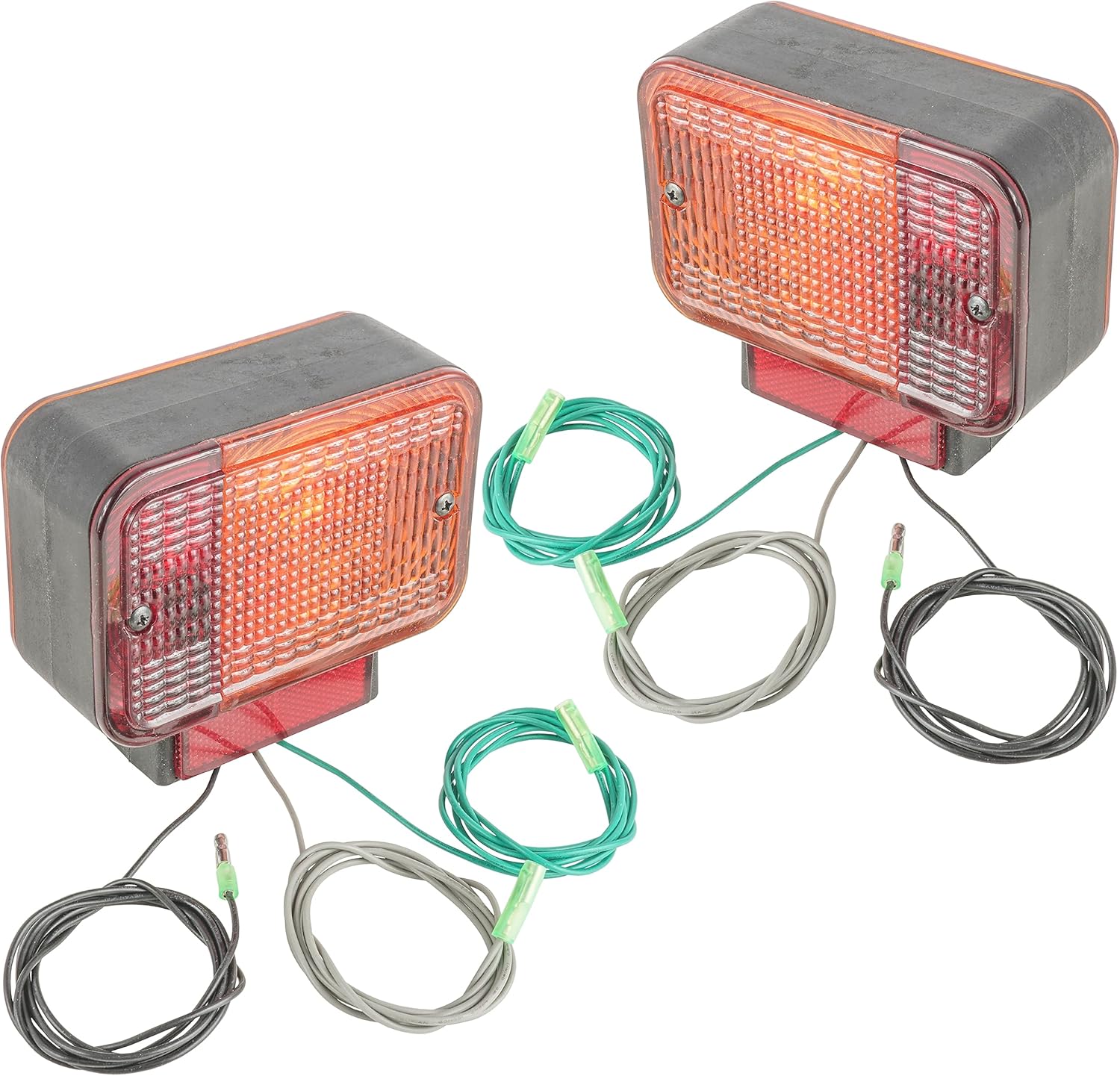 Caltric Luz trasera lateral izquierda y trasera compatible con John Deere 2305  2320  2520  2720  3120  3203  3320  3520  3720  4105  4200  4300
