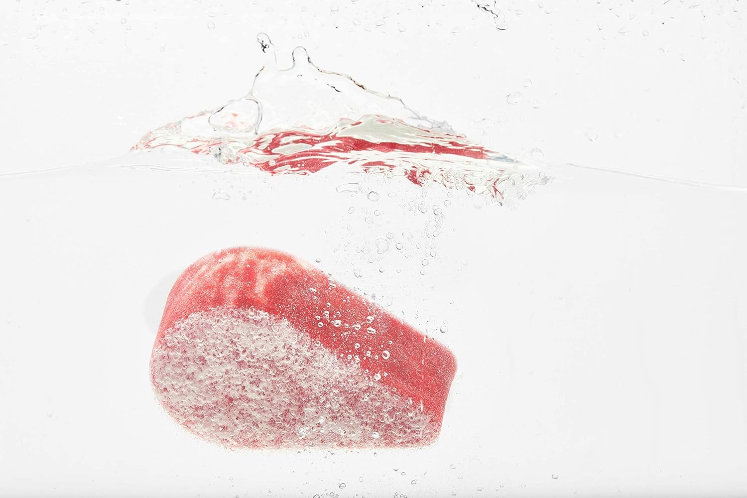 Spongeables Gel de baño anticelulítico en una esponja de lavado de más de 20, rosa inglesa, 3 unidades
