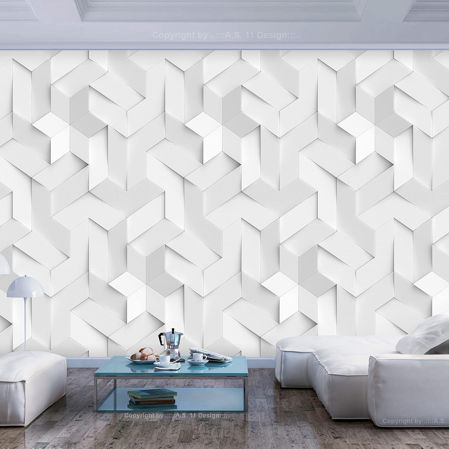 artgeist Mural de pared Efecto 3D, 177 x 124 pulgadas, papel tapiz no tejido, decoración de pared, impresión fotográfica, diseño de imagen, ilusión
