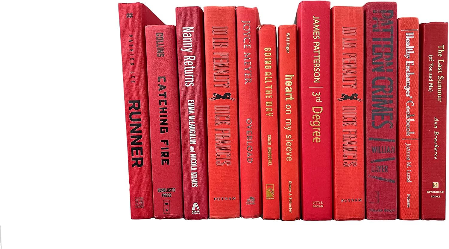 Libros rojos modernos por color  Libros de tapa dura real para decoración del hogar  Paquete a granel de tapas duras decorativas para diseño