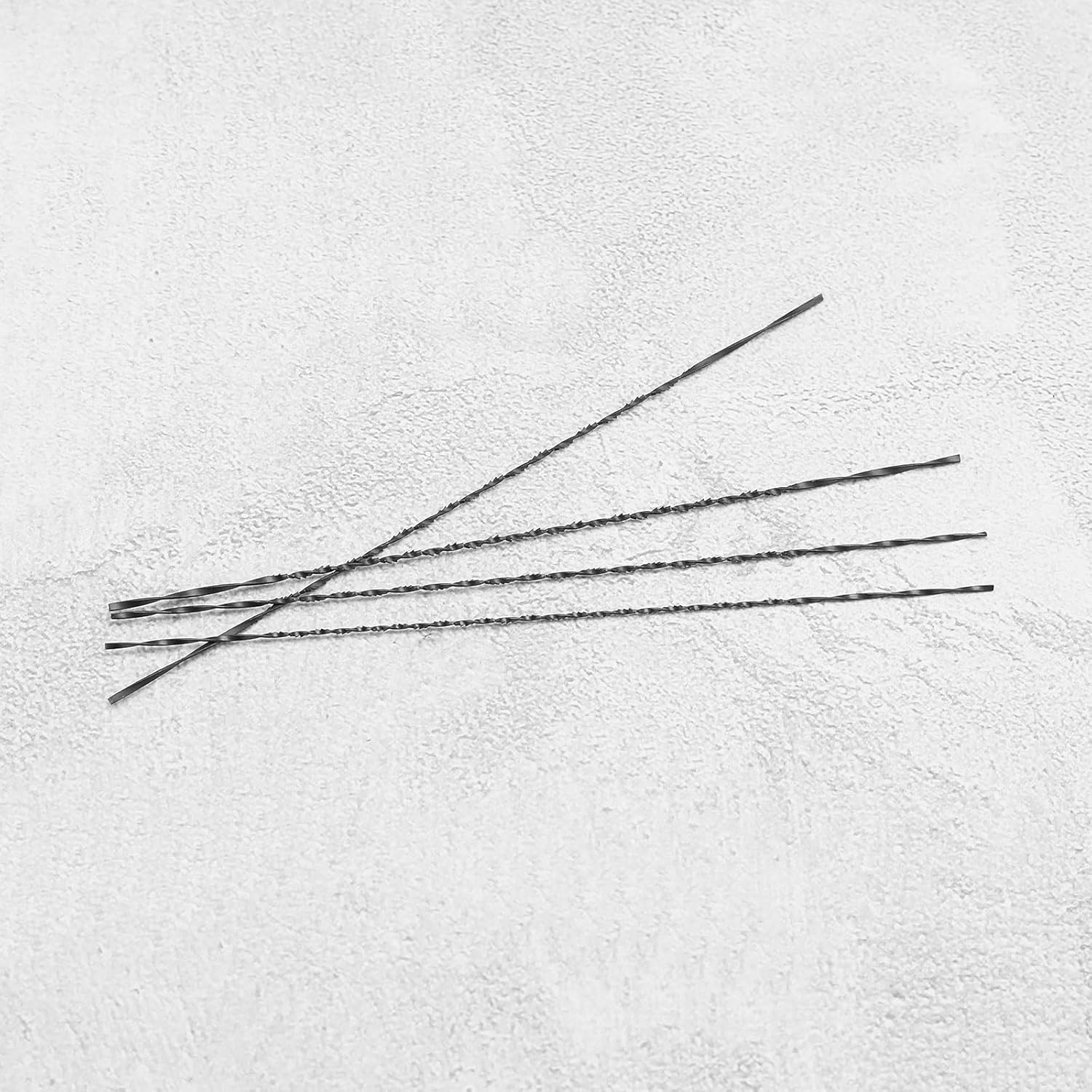 Create idea Juego de 24 hojas de sierra de desplazamiento con dientes en espiral para cortar madera, plástico, corte de madera, modelado,