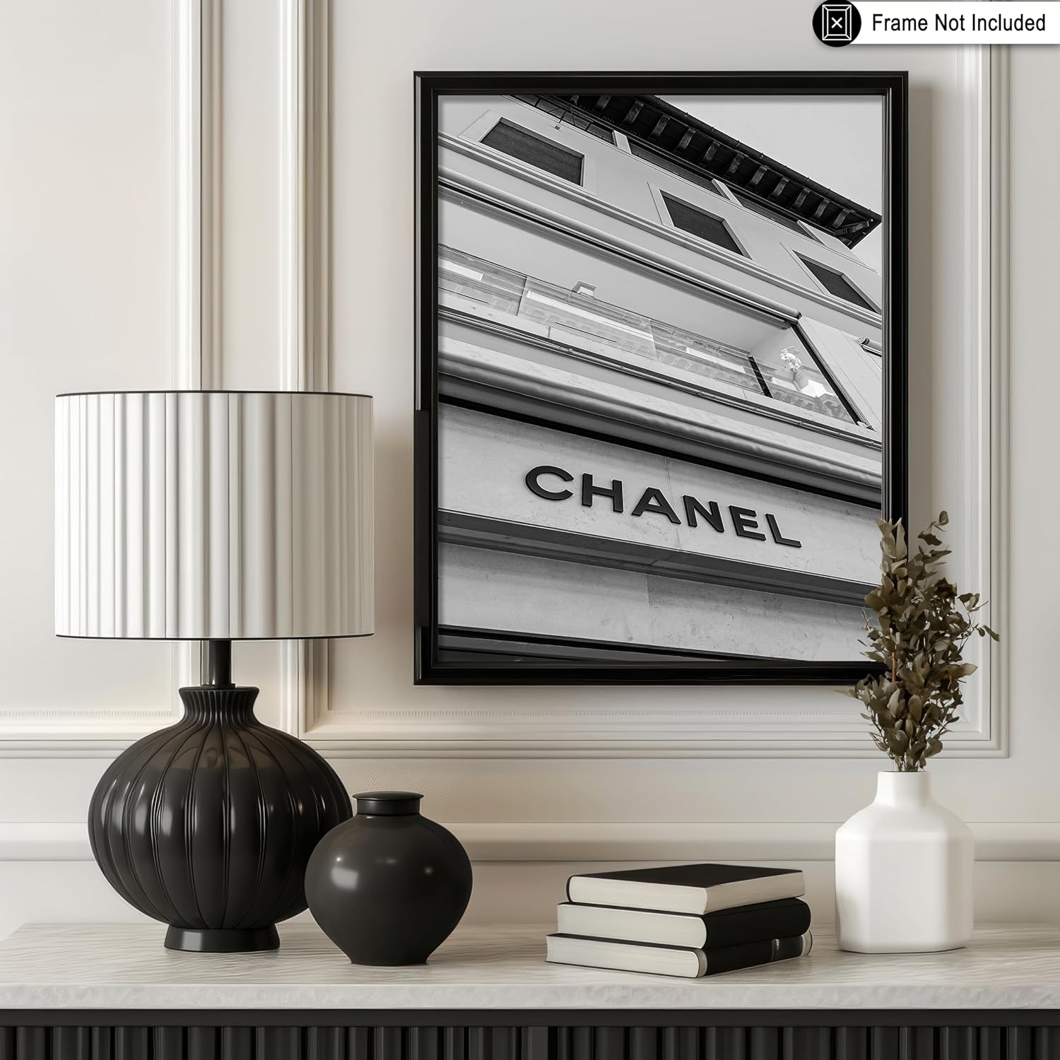 Poster Master Póster de marca de lujo, impresión frontal de tienda, arte de alta moda, arte de arquitectura, regalo para él, ella y fashionista,