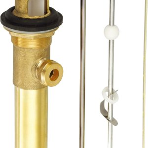 Danze – Tapón de drenaje de metal para ensamblar, con barra de elevación y desbordamiento, D495002BN Danze – Tapón de drenaje de metal para ensamblar, con barra de elevación y desbordamiento, D495002BN