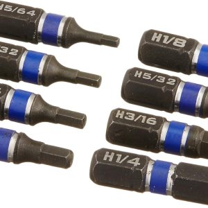 Irwin Tools Performance Series Juego de puntas, varios colores Hex, 1 pulgada de Longitud, 8 unidades de impacto (1902388) Irwin Tools Performance Series Juego de puntas, varios colores Hex, 1 pulgada de Longitud, 8 unidades de impacto (1902388)