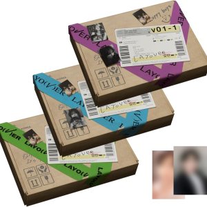 BTS V – Álbum Layover Rondom Ver. + Juego de tarjetas de fotos BTS BTS V – Álbum Layover Rondom Ver. + Juego de tarjetas de fotos BTS