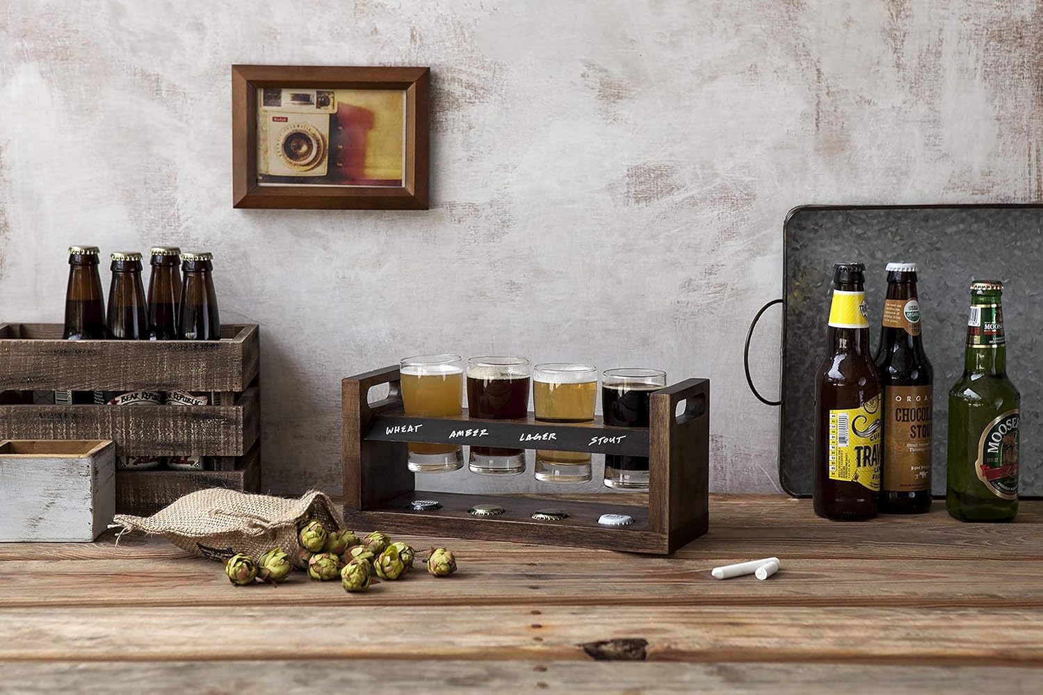 PICNIC TIME Brown Chicago Bears Craft Beer Vuelo