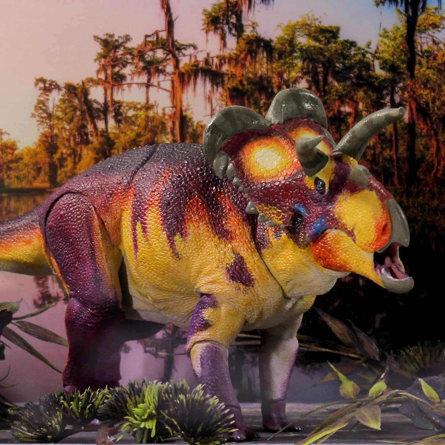 Beasts of the Mesozoic Medusaceratops Lokii – Figura de acción de dinosaurio a escala 118 – Miniatura coleccionable articulada de 12 pulgadas,