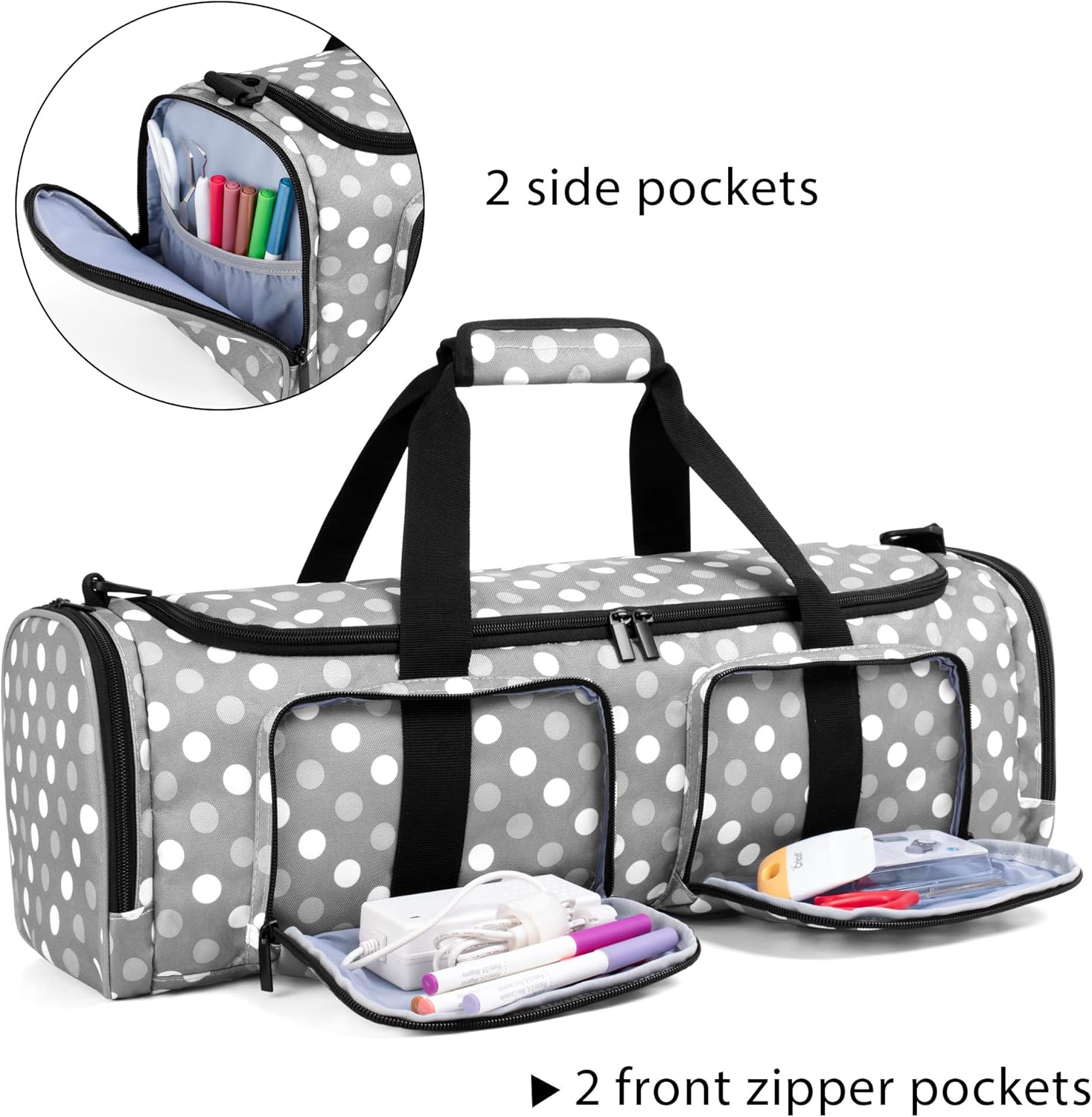 Luxja  Bolsa plegable compatible con Cricut Explore Air (Air2) y Maker