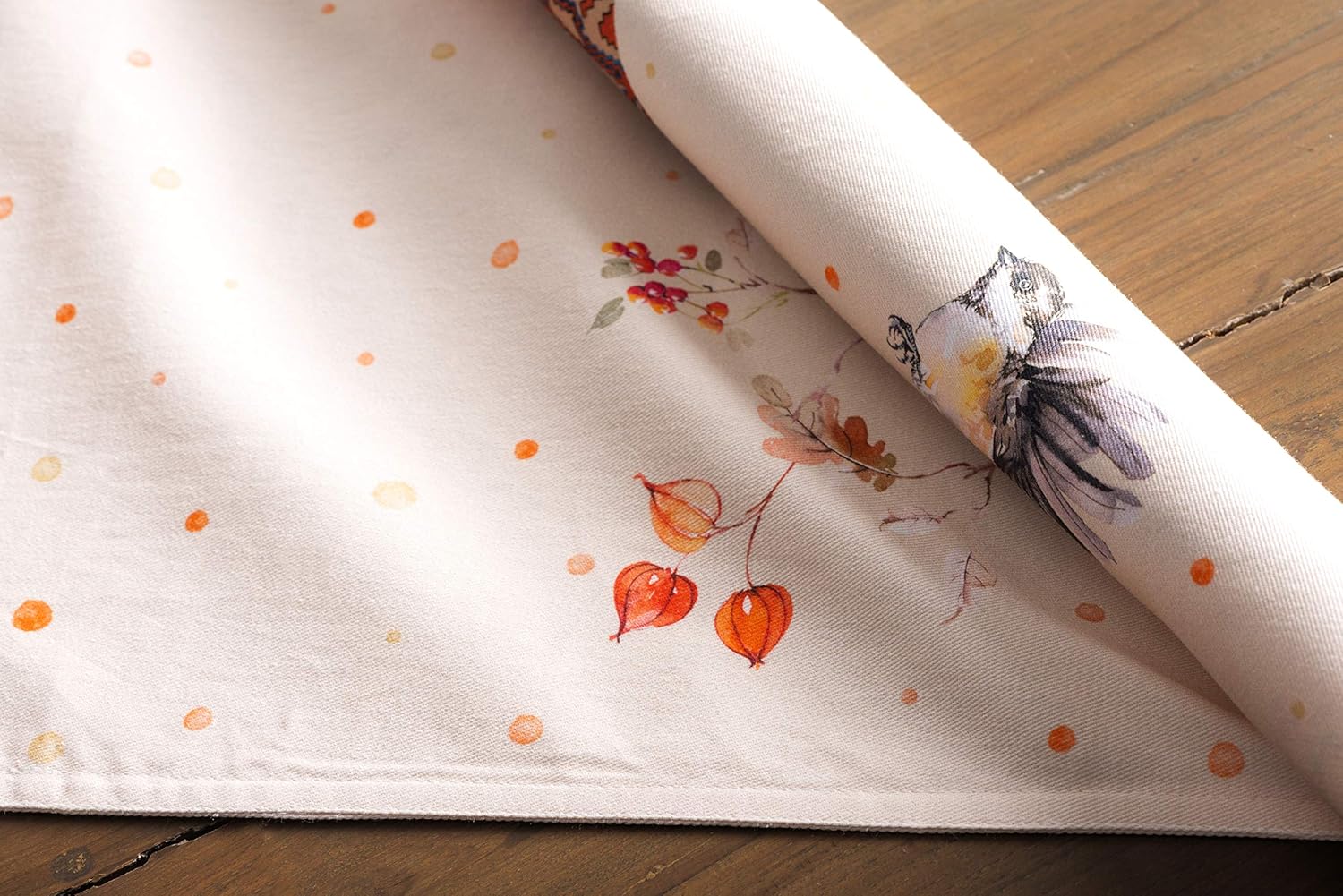 Maison d’ Hermine – Juego de 4 manteles individuales, 100% algodón, decorativos y lavables para regalos, cocina, bodas, restaurantes, campamentos,