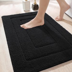 DEXI Alfombra de baño, extra suave, absorbente, de alta calidad, antideslizante, cómoda, alfombra para bañera, ducha, baño, lavable a máquina, 20 x DEXI Alfombra de baño, extra suave, absorbente, de alta calidad, antideslizante, cómoda, alfombra para bañera, ducha, baño, lavable a máquina, 20 x