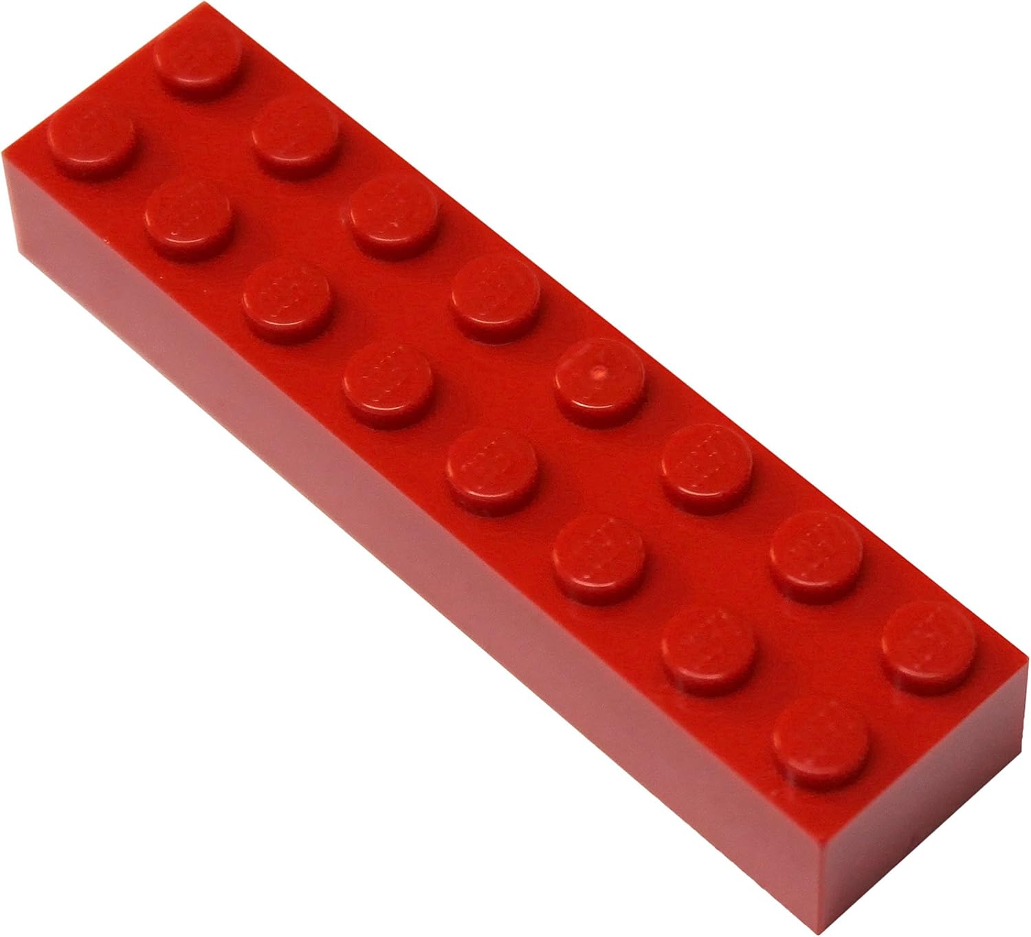 LEGO Piezas y piezas Rojo (rojo brillante) 2×8 ladrillo x10