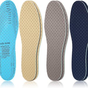 3 pares de plantillas transpirables para zapatos, almohadillas ultra suaves, plantillas cómodas para caminar, plantillas perforadas de espuma de 3 pares de plantillas transpirables para zapatos, almohadillas ultra suaves, plantillas cómodas para caminar, plantillas perforadas de espuma de