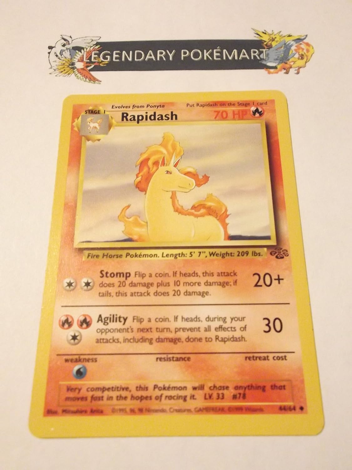 Rapidash – Selva – 44 Juguete