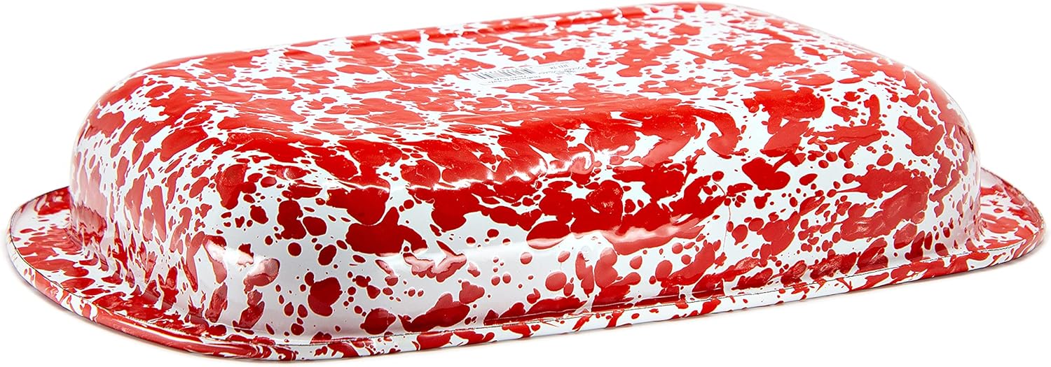 Golden Rabbit Esmalte – Molde para hornear de 3 cuartos (remolino rojo)