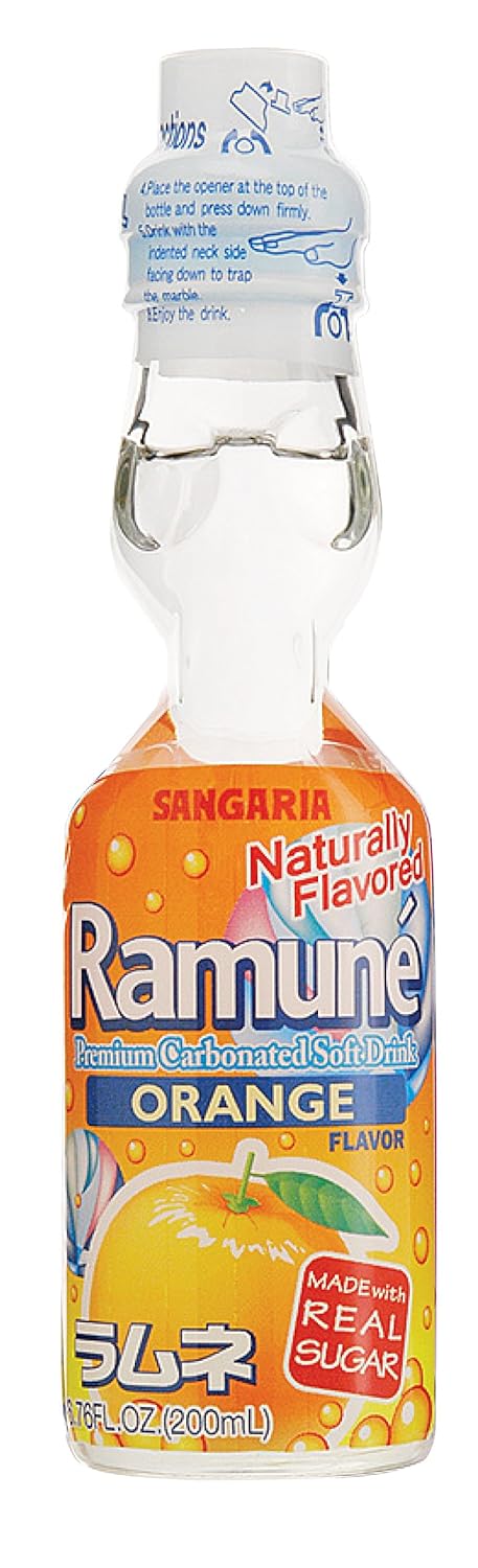 Sangaria Ramune de naranja natural (individual)
