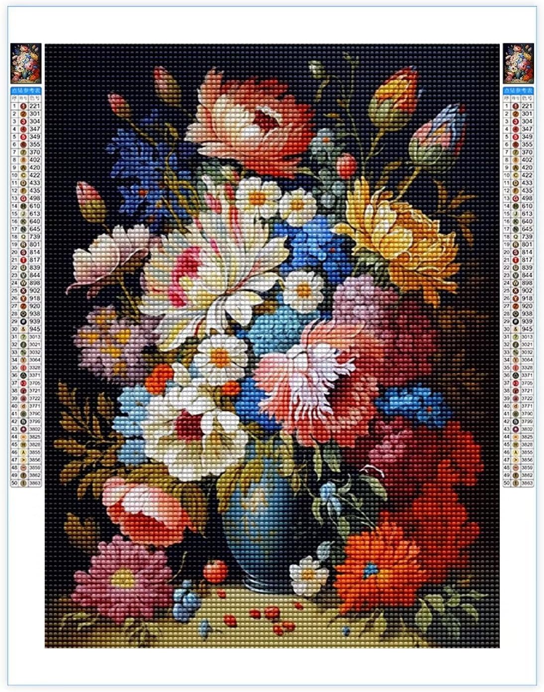 Kits de pintura de diamantes para adultos, kits de arte de diamantes 5D con taladro completo por Diamond Embroidery Kits para decoración del hogar,