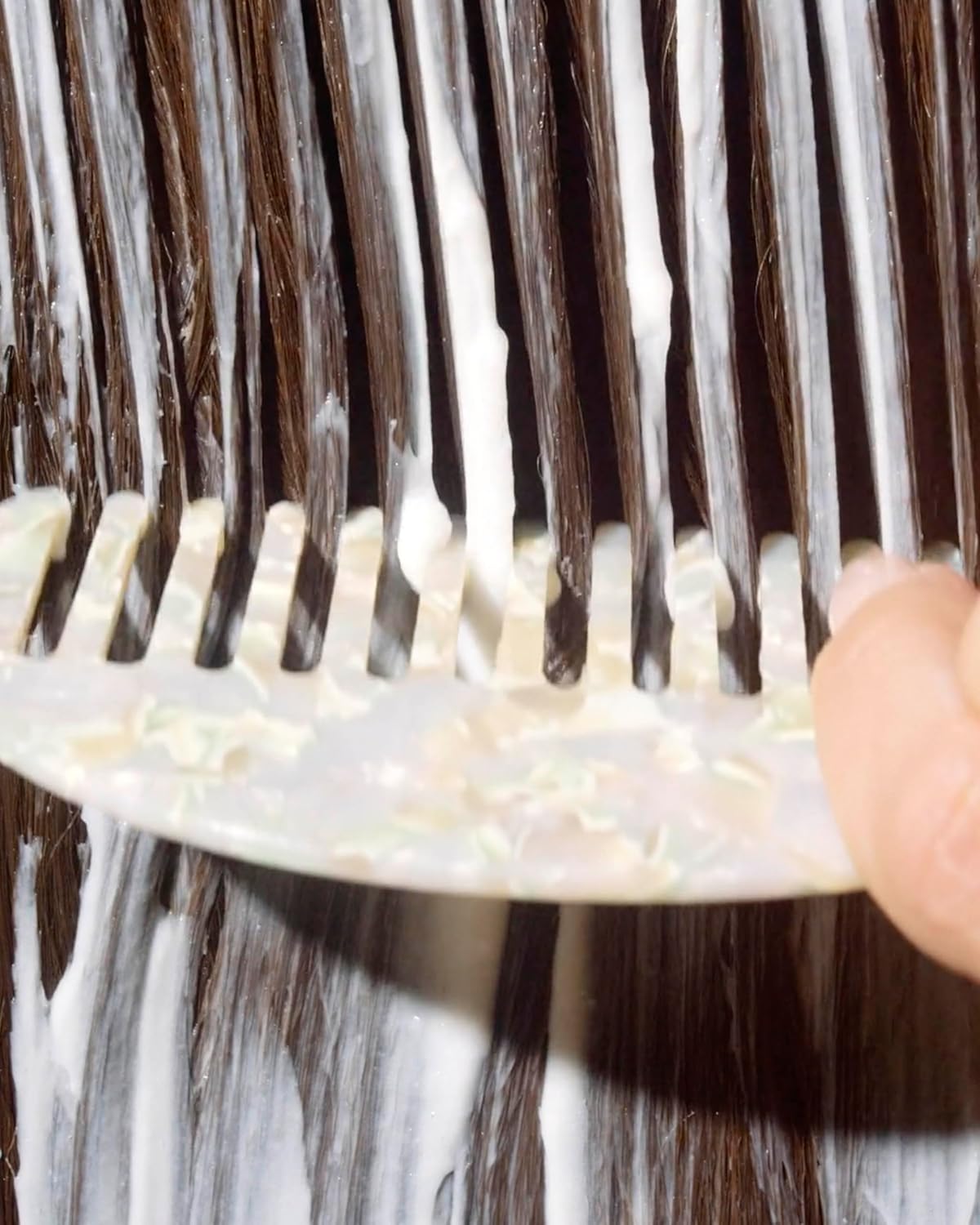 Hairstory Kit de actualización para cabello graso  Crema limpiadora profunda de lavado nuevo de 8 onzas + cepillo para cuero cabelludo + champú seco